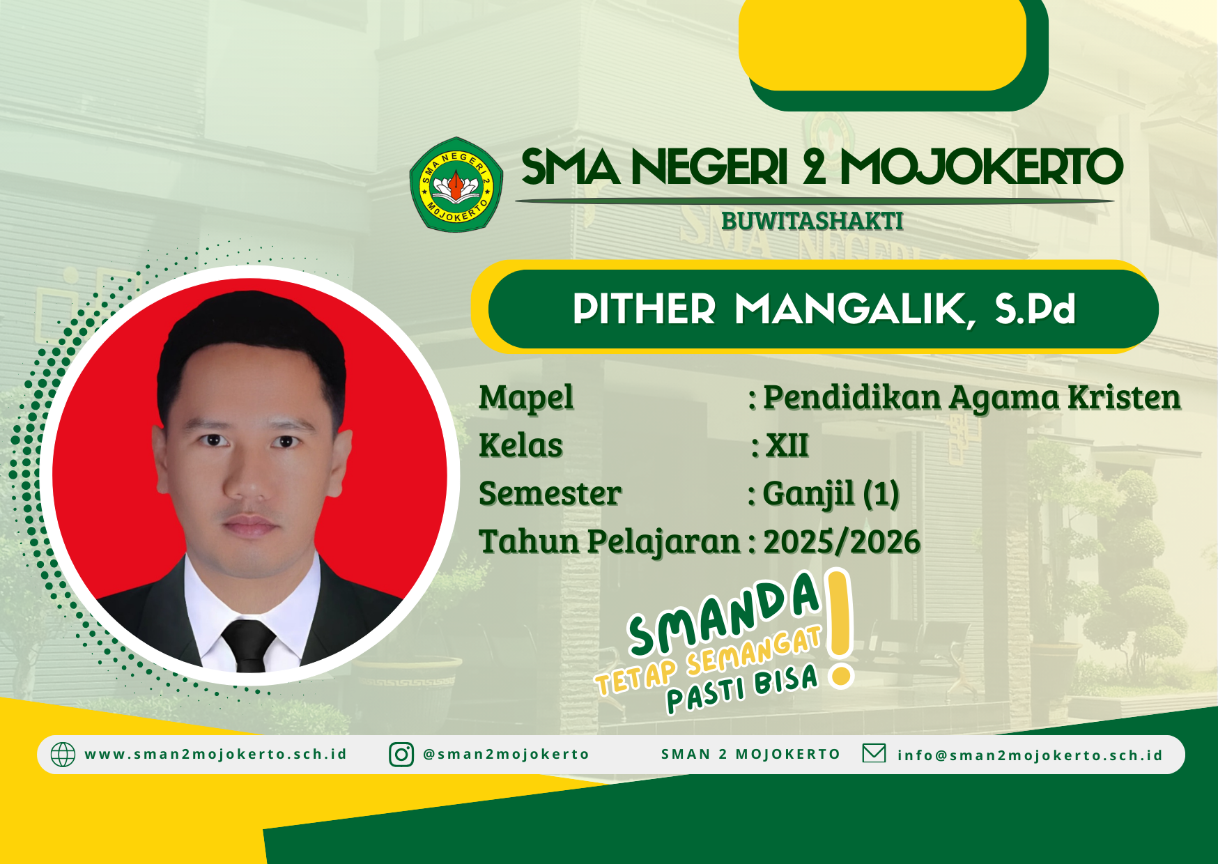 PENDIDIKAN AGAMA KRISTEN DAN BUDI PEKERTI XII GANJIL